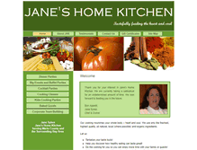 Tablet Screenshot of janeshomekitchen.com